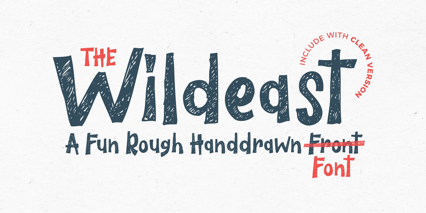 The Wildeast Font preview